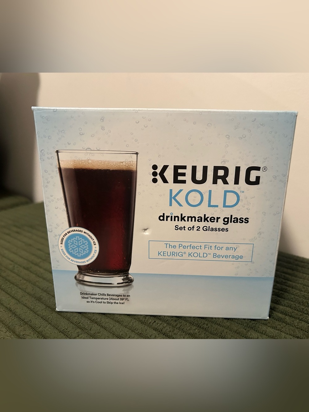 Keurig Clear Glass Drinkmaker Tumblers - Set of 2